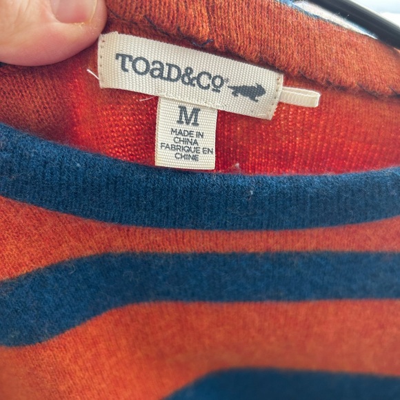 Toad & Co Joni Striped Bell Sleeve sweater - Picture 2 of 2